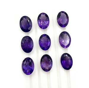 Natural African Amethyst Oval Cut Shape Loose Gemstone Sizes 5-14 MM , Purple Semi-Precious Stone for Jewelry Making - Product Image 5
