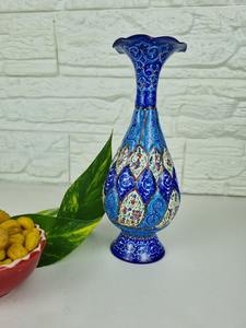 Minimalist Metal <b>Wire</b> Vase With Artificial White <b>Flowers</b> Indoor Home Decor - Product Image 6