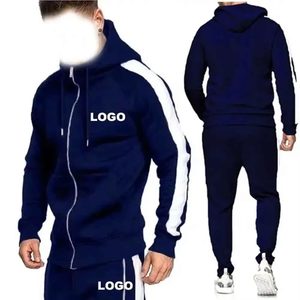 Conjunto Deportivo de Invierno para Hombre con Capucha y Cremallera Completa, 100% Poliéster, ODM, Alta Calidad, Logotipo Personalizado - Product Image 5