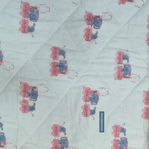 Premium Indian Hand Block Printed Cotton Baby Quilt Set Hypoallergenic 100% Cotton Super Soft Machine Washable Eco-Friendly - Product Image 3