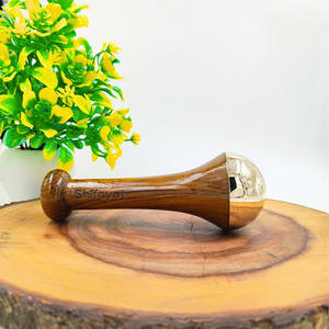 Varita Kansa Natural, Instrumento Ayurvédico para Masaje Facial con Empuñadura de Madera para el Cuidado de la Belleza y el Bienestar Holístico - Product Image 3