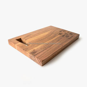 Planche à découper en bois Rectangle carré bois d'acacia et planche à fromage à découper planche à découper produits Offre Spéciale - Product Image 4
