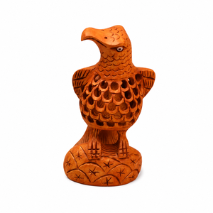 Escultura de águila de madera hecha a mano, estatua decorativa artística para la decoración del hogar y la sala de estar - Product Image 4