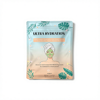 Sacs d'emballage personnalisés pour masques faciaux en feuille, finition mate, impression en héliogravure, pour pochettes cosmétiques liquides pour le visage