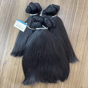 ผ้าทอสีดำธรรมชาติสำหรับมัดผมดิบ - Product Image 1