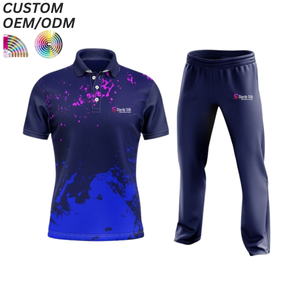 Uniforme Deportivo de Cricket con Logotipo Personalizado, Transpirable, 100% Poliéster, Jersey, Soporte OEM ODM para Suministro al por Mayor de Ropa Deportiva para Equipos - Product Image 1