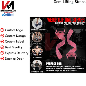 Sangles de levage haute performance pour hommes et femmes, support de poignet pour la musculation, soulevé de terre, haltérophilie, fournisseur OEM - Product Image 5