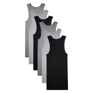 เสื้อกล้ามผ้าฝ้าย 230gsm เสื้อกล้ามออกกำลังกายผู้ชาย เสื้อยืดแขนกุดผู้ชาย เสื้อกล้าม เสื้อยืดแขนกุด ชุดออกกำลังกาย ชุดลำลอง ชุดทางการ - Product Image 1