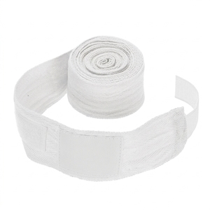 Vendas para manos ajustables, resistentes al desgaste, unisex, de poliéster negro, con cierre de doble anillo para levantamiento de pesas y entrenamiento de fuerza. - Product Image 1