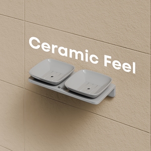 Support mural double pour porte-savon carré, en acier inoxydable, résistant à la rouille, pour salle de bain, douche, cuisine, économiseur de savon - Product Image 3