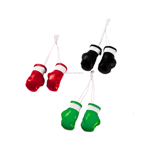 Mini gants de boxe avec drapeau national, porte-clés, carte à suspendre, logo personnalisé, miroir de voiture, 3D PU, promotionnel, vente en gros, cadeau de fête sportive, en vrac - Product Image 1