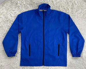 Veste coupe-vent légère pour homme avec fermeture éclair intégrale, tissu respirant, veste décontractée pour l'extérieur, coupe-vent pour la randonnée, les voyages, le quotidien - Product Image 6