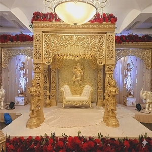Mandap Indio Tradicional para Salones de Boda en EE. UU., Conjunto de Mandap Manavarai para Bodas del Sur de la India, Mandapam Kalyana Tradicional en Oferta en EE. UU. - Product Image 1