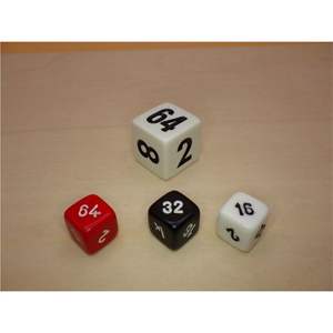 Cubo de Duplicación Grande de Lujo para Backgammon, Dados de Juego de Acrílico de Alta Gama, Cubo de Duplicación Profesional para Torneos de 2, 4, 8, 16, 32, 64 Fichas - Product Image 1