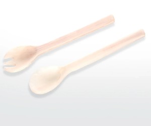 FAIZA CRAFT Handmade Gold Plated Salad <b>Server</b> Spoon & Fork Set Wedding Table Decor Resin Dinnerware Long Handle Dishwasher Safe - Product Image 4