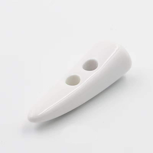 High Quality Custom 2 Holes Natural Horn Jacket <b>Toggle</b> <b>Button</b> Buffalo Horn <b>Button</b> - Product Image 5