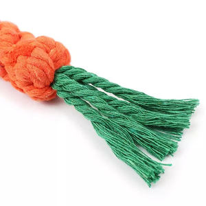 High Quality Bite Resistant Chew Teeth Cleaning Cotton Rope Pet Dog Donut <b>Toy</b> - Product Image 2