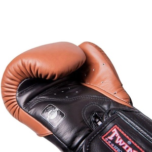 Gants de boxe jumeaux de haute qualité en cuir PU pour entraînement et sparring, prix de gros RTS, Muay Thai, Kickboxing, AS-BG-410 - Product Image 3