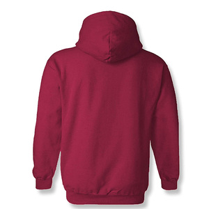 Sweat-shirt à capuche bordeaux de haute qualité, unisexe, pull-over vierge, vente en gros d'usine, vêtements personnalisés - Product Image 2