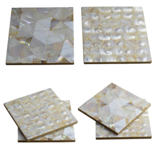 Square Plastic Coffee Cup <b>Coaster</b> Best for Home and Hotel <b>Table</b> Decor Design Creative Design Standard <b>Coasters</b> - Product Image 3