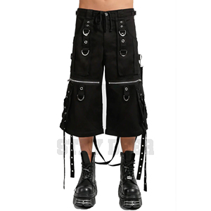 Pantalones Cargo Negros de Estilo Gótico para Hombre, Ropa Urbana Punk Rock, Pantalones Tácticos - Product Image 6