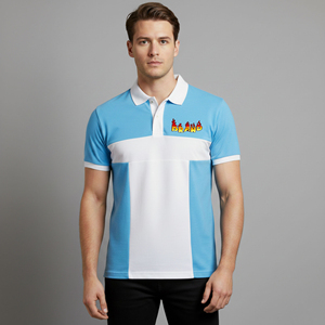 Nouveau T-shirt Polo Homme Personnalisé avec Logo OEM, Impression Personnalisée, Coton Respirant, T-shirt de Haute Qualité, Polo de Golf pour Homme - Product Image 1