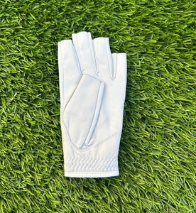 Women's Premium White <b>Leather</b> <b>Fingerless</b> Left Hand Golf <b>Glove</b> for Right Handed Golfers, Women's <b>Fingerless</b> Golf <b>Glove</b> - Product Image 2