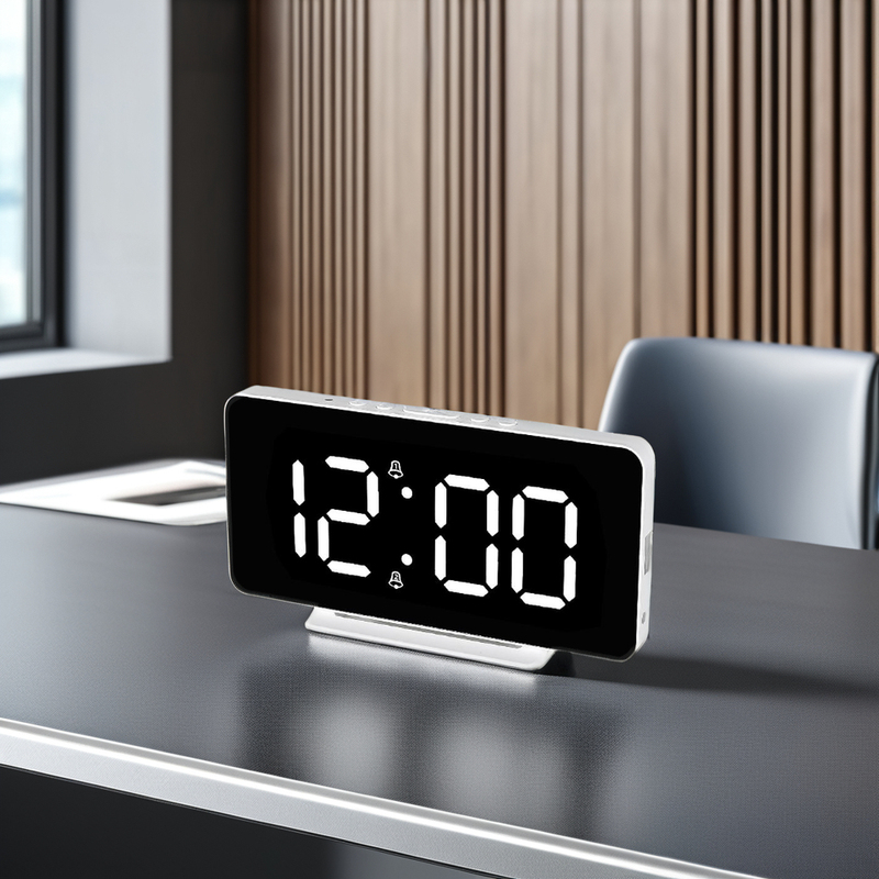 Modern Portable Wooden Cube LED Desk