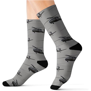 Fabricante y Proveedor de Calcetines de Algodón/Bambú con Impresión Personalizada, Calcetines Deportivos de Moda al por Mayor, Transpirables, Antibacterianos, Antideslizantes y de Secado Rápido - Product Image 1