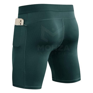 Shorts de compression pour hommes, logo personnalisé, faible MOQ, nouvelle arrivée, shorts de compression pour la course à pied et la salle de sport - Product Image 4