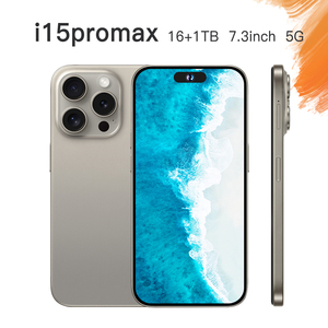 Smartphone 2025 Nouveau I15 Pro Max Tout-en-un 16+1T LTE CDMA GSM WCDMA Écran LCD 120Hz 7"+ 4K 108MP Charge Rapide 65W Octa Core Android - Product Image 1