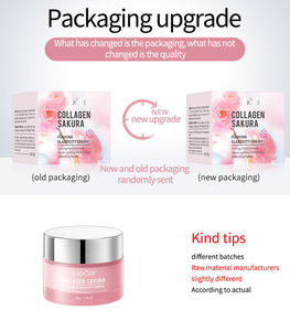 Crème Visage Anti-Âge SADOER au Collagène, Niacinamide et <span class=keywords><strong>Sakura</strong></span>, Effet Raffermissant et Élastifiant, Hydratante et Liftante, à la Glycérine, 50g, Marque Blanche - Product Image 6