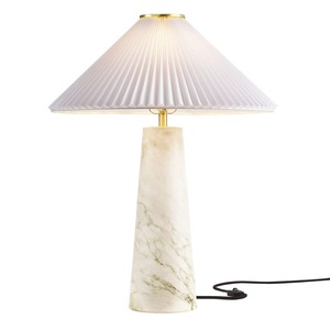Modern <b>Marble</b> Accent Lamp Featuring Sophisticated Cone Silhouette Warm Ambient Glow And Premium Interior Styling - Product Image 4
