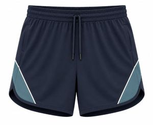 Shorts de sport pour homme en polyester noir, taille mi-haute, avec cordon de serrage, séchage rapide, respirant, écoresponsable, avec bande latérale et logo tricoté sur le devant - Product Image 5