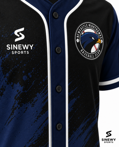 Maillot de baseball pour homme SINEWY SPORTS, personnalisé, sublimé, 100% polyester, manches courtes, évacuation de l'humidité, coupe classique - Product Image 4