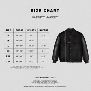 Chaqueta Varsity de Invierno Personalizada, 100% Lana Gruesa, Servicio OEM, Proveedor Mayorista - Product Image 5