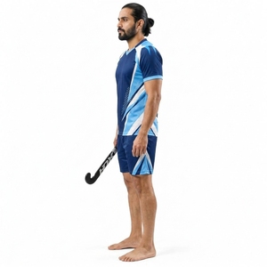 Uniforme de hockey professionnel sur mesure pour équipe, doté d'un tissu respirant et d'une flexibilité accrue pour la performance des joueurs. - Product Image 3