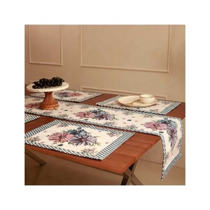 Jacquard Woven Jacquard Embroidered Shiny Placemats Restaurant Dinning Table Pad Floral Patterned Digital Custom Made Decoration - Product Image 5