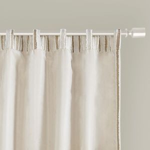 Singolo Jacquard ritagliato asta tascabile/pannello tenda con filtro luce linguetta posteriore solo 1 pannello Pc per la vendita - Product Image 2