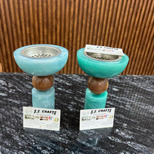Thủ công nhựa & trung gỗ bóng bakhoor Burner thanh lịch Arabic hương Burner OEM nhựa hương BURNER sản xuất tại Ấn Độ - Product Image 2