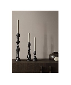 Ornamental Iron Candle Holder Attractive Metal Accent For Festive Decor <b>Dining</b> <b>Tables</b> And Shelves - Product Image 3