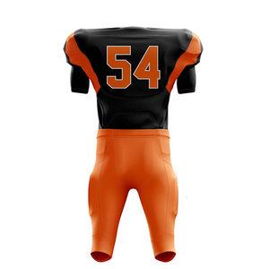 Nouvelles tenues de football américain unisexes de haute qualité, personnalisables, en polyester respirant à 100 %, taille adulte, design tendance - Product Image 2