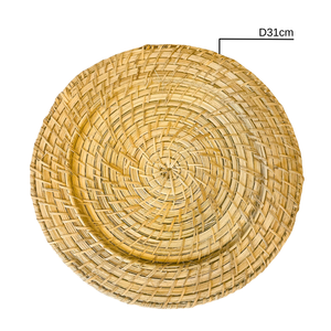 Hot Trend Cheap Wholesale Handwoven Rattan Placemat Eco Friendly Home Decor <b>Table</b> <b>Mat</b> Supplier - Product Image 4