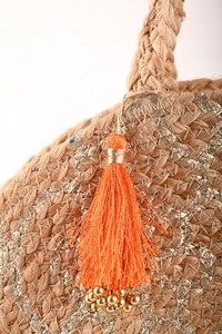 Bolso Bandolera de Yute Trenzado Estilo Bohemio Ecológico 2026 para Mujer, Bolso de Hombro de Moda India para Damas - Product Image 3