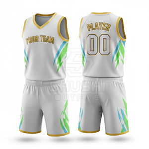 Uniformes de Baloncesto Personalizados con Serigrafía de Alta Calidad, Conjuntos sin Mangas Ligeros, 100% Poliéster Transpirable - Product Image 5