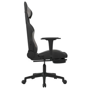 เก้าอี้เล่นเกมสีดำและสีเทาอ่อน - Product Image 4