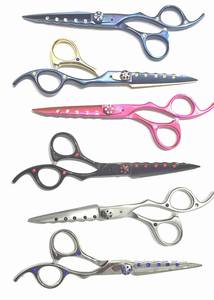 Ciseaux de coiffure professionnels en acier inoxydable japonais doré avec logo personnalisé pour salon de coiffure, vente en gros - Product Image 2