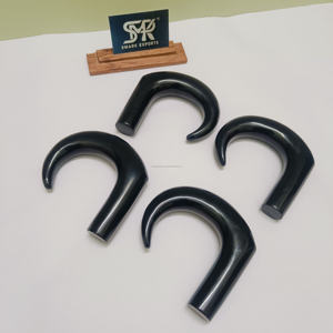 Poignée de bâton de marche en corne de buffle poignée de bâton de marche en corne de buffle élégante et naturelle meilleure qualité - Product Image 3