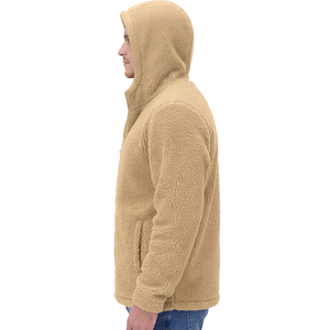 Sudadera con Capucha de Forro Polar Sherpa Personalizada para Hombre y Mujer, Suave, Cálida, de Felpa, con Cremallera, para Invierno, Informal, para Actividades al Aire Libre, Proveedores de Ropa de Moda - Product Image 5