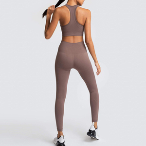 Conjunto de Yoga para Mujer, Ropa Deportiva, Leggings y Sujetador Deportivo, Conjuntos para Entrenamiento, Venta Caliente - Product Image 2